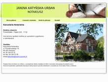Tablet Screenshot of notariusz-wolsztyn.pl
